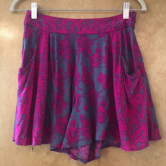 Free People drapey wide leg floral shirts - Picture 5 of 8